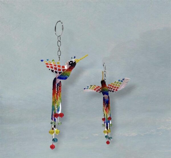 • Colorful Kindi – Hummingbird Keychains