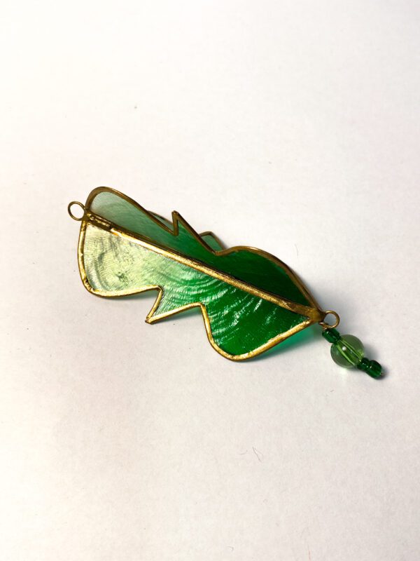 Green Stained Glass Ornament